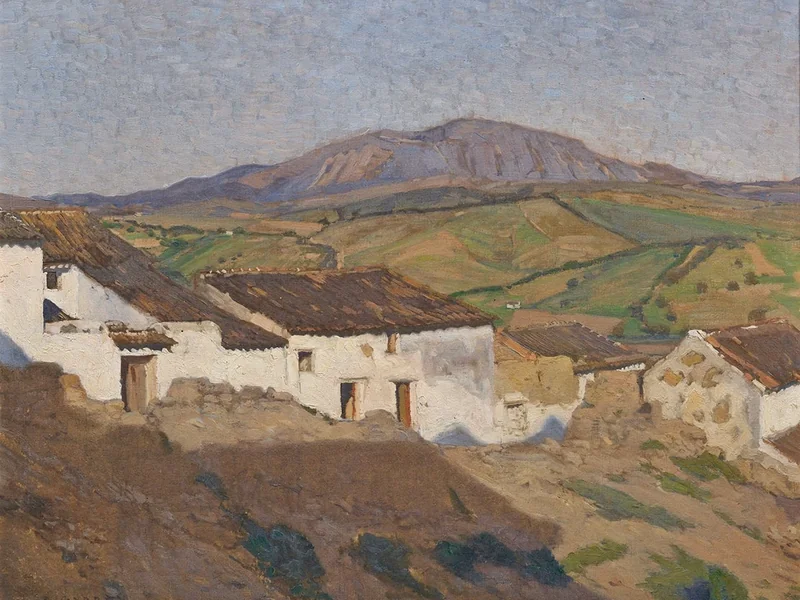 1863-Rudolf Gudden - Via degli zingari a Jimena